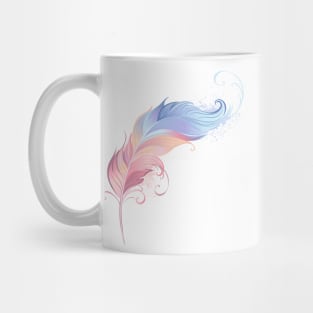 Elegant Powder Feather Mug